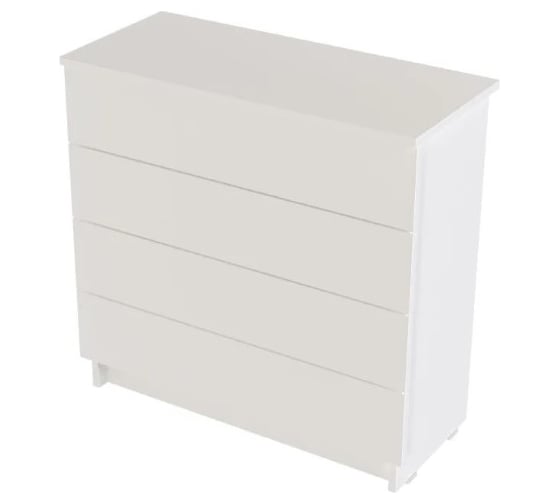 Изображение товара Комод Alternative Ривза белый фасадный 1606 750x334x734 00000058613