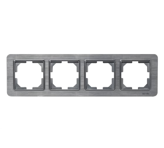 Изображение товара Рамка Arvia Electric LAVIN черная цвет серебряный 21274000024