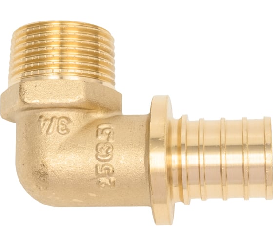 Изображение товара Угольник - переходник SANEXT аксиальный с наружной резьбой, 25мм х 3/4" 4924