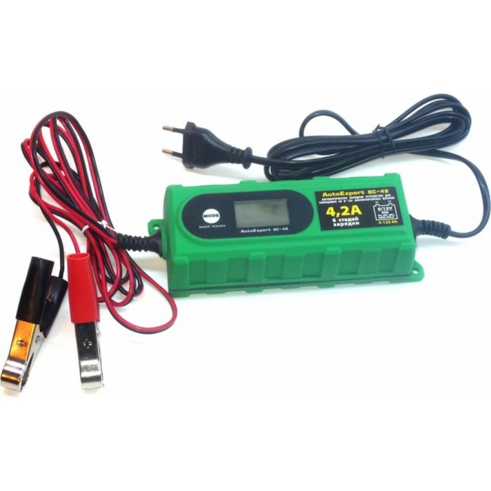 Зарядное устройство AutoExpert электронное зарядное устройство для свинцово кислотных аккумуляторов goodyear