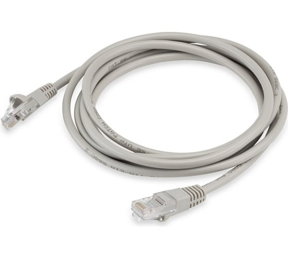 Изображение товара Патч-корд BURO UTP-5E-2M-G UTP 4 пары cat5E CCA molded 2м серый RJ-45 (m)-RJ-45 (m) 1428228