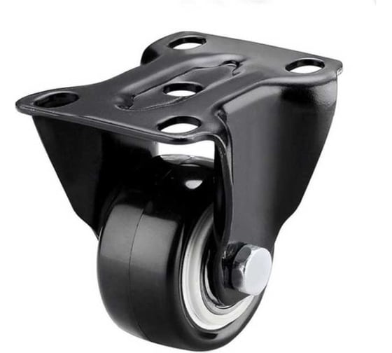 Изображение товара Колесо неповоротное Brante 40 мм, на площадке, черный, с подшипником 107253