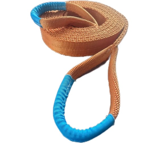 Изображение товара Трос буксировочный текстильный КанТраст динамический (рывковый) 10 т 5 м артикул tbtd105000