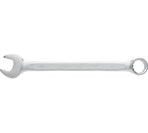 Изображение товара Ключ комбинированный HOEGERT TECHNIK 17 мм, сталь CrV, DIN 3113, I HT1W417-1