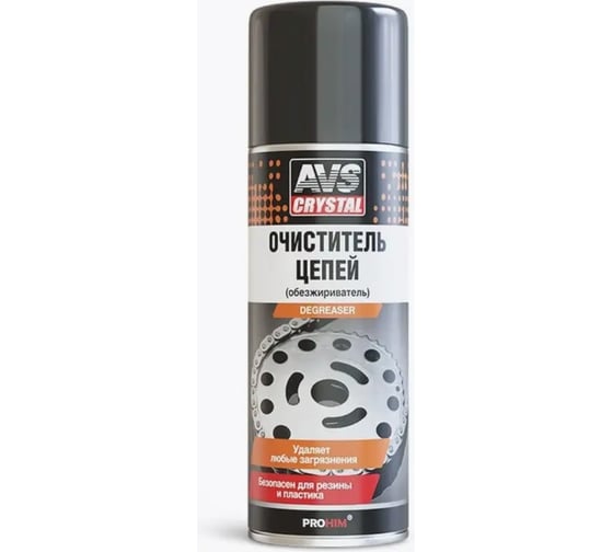 Изображение товара Очиститель цепей Прохим универсальный обезжириватель, 520 мл аэрозоль AVS AVK-039 A78225S