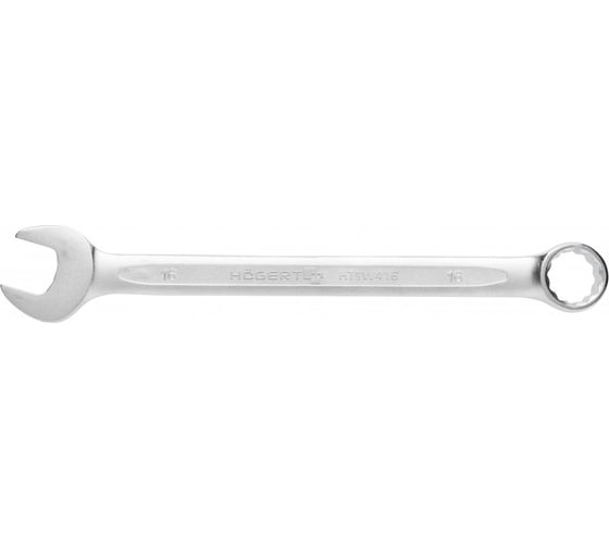 Изображение товара Ключ комбинированный HOEGERT TECHNIK 16 мм, сталь CrV, DIN 3113, I HT1W416-1