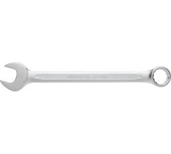 Изображение товара Ключ комбинированный HOEGERT TECHNIK 20 мм, сталь CrV, DIN 3113, I HT1W420-1