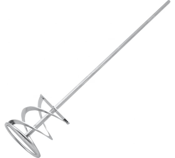 Изображение товара Миксер оцинкованный для красок и штукатурных смесей (100х600 мм; шестигранный хвостовик 10 мм) DENZEL 848457