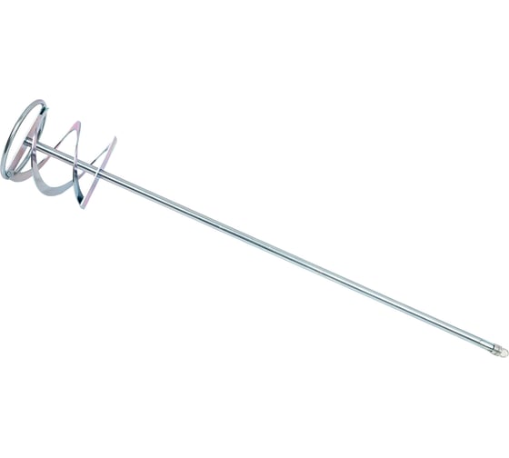 Изображение товара Миксер оцинкованный для красок и штукатурных смесей (60x400 мм; шестигранный хвостовик 8 мм) DENZEL 848437