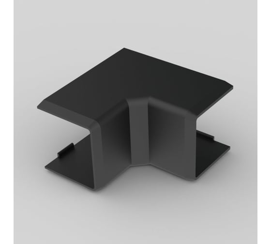 Изображение товара Угол внутренний KOPOS на 90 гр. LHD 20x20 8625 (FB) Цвет черный, комплект 2 шт 8625_FB