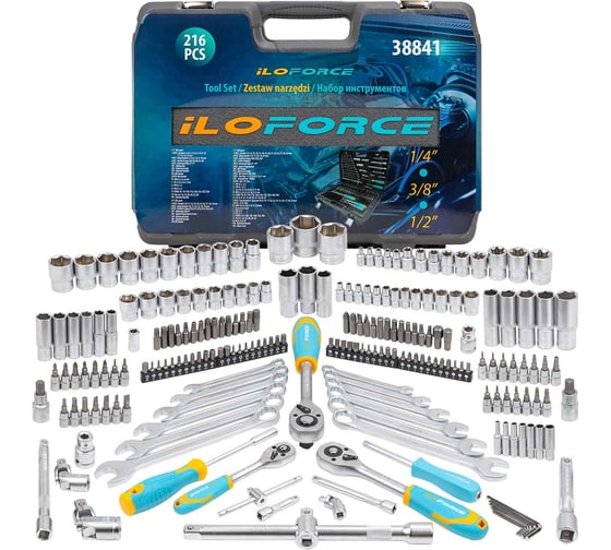 Изображение товара Набор инструментов iLOFORCE 216 пр IF-38841(52228)