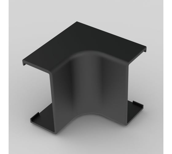 Изображение товара Угол внутренний KOPOS на 90 гр. LHD 40x20 8635 (FB) Цвет черный, комплект 2 шт 8635_FB