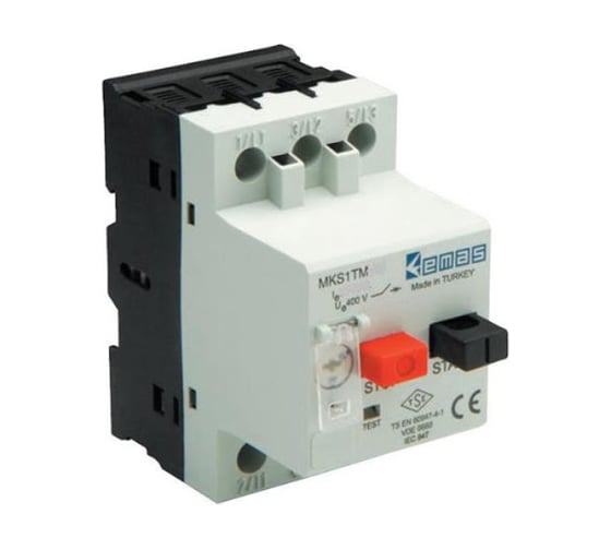 Изображение товара Термомагнитный автомат защиты двигателя Emas 6.3-10А, MKS1TM-10