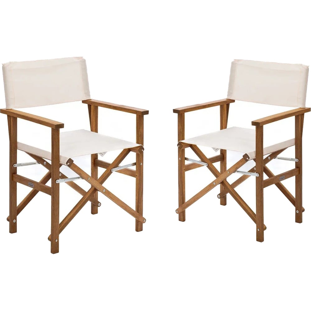 Изображение товара Стул Joygarden DIRECTOR из массива акации бежевый, комплект 2 шт