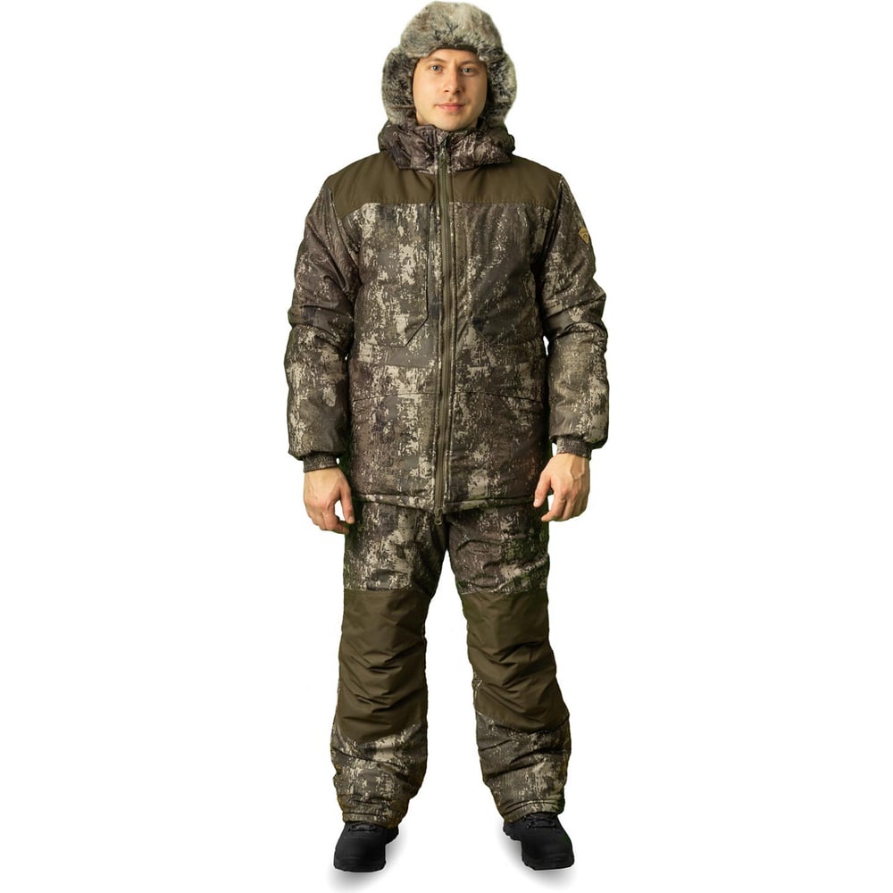 Изображение товара Зимний костюм для охоты и рыбалки ORION Active Следопыт зеленая кора 56-58