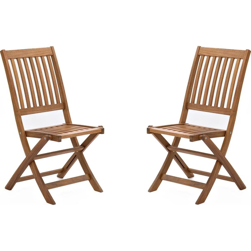 Изображение товара Стул из акации JOYGARDEN OXFORD складной комплект 2 шт