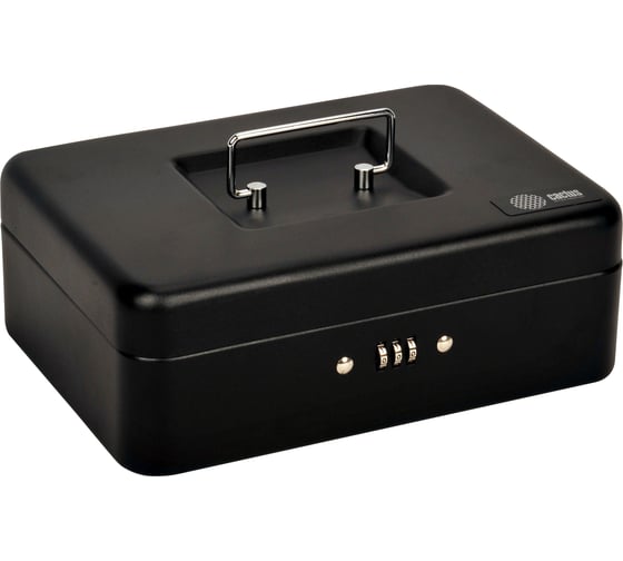 Изображение товара Ящик для денег без номинала Cactus CS-DCB-003 90x250x180, графитовый сталь, 1.13 кг 1992795