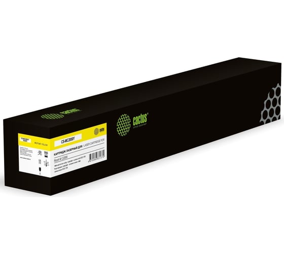 Изображение товара Картридж лазерный Cactus CS-MC2000Y 842451 желтый, 15000 стр., для Ricoh M C2000 2013405