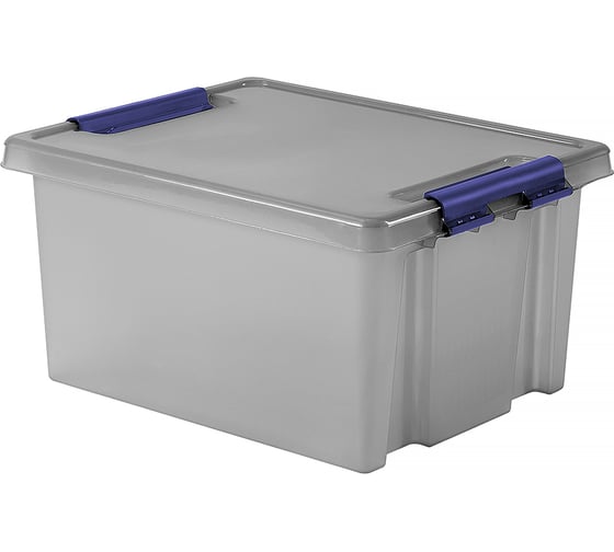 Изображение товара Контейнер с крышкой HONEYCOMB 36 л, серия HOME, антрацит M-H36-00.76new