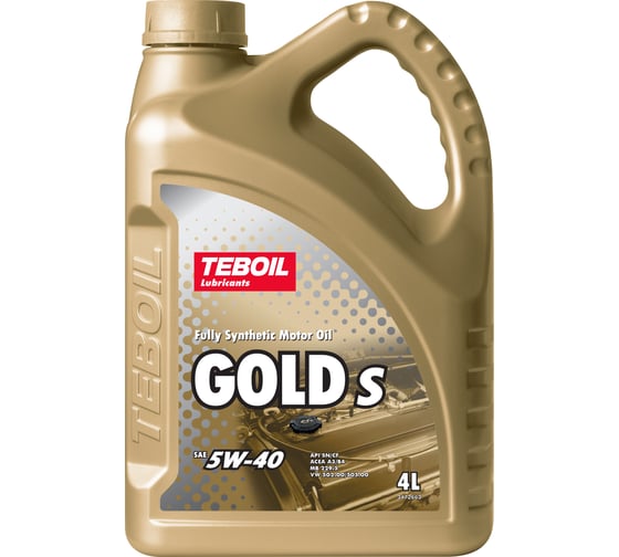Изображение товара Масло моторное TEBOIL Gold S 5W-40 Канистра 4л (TZK) 3468033