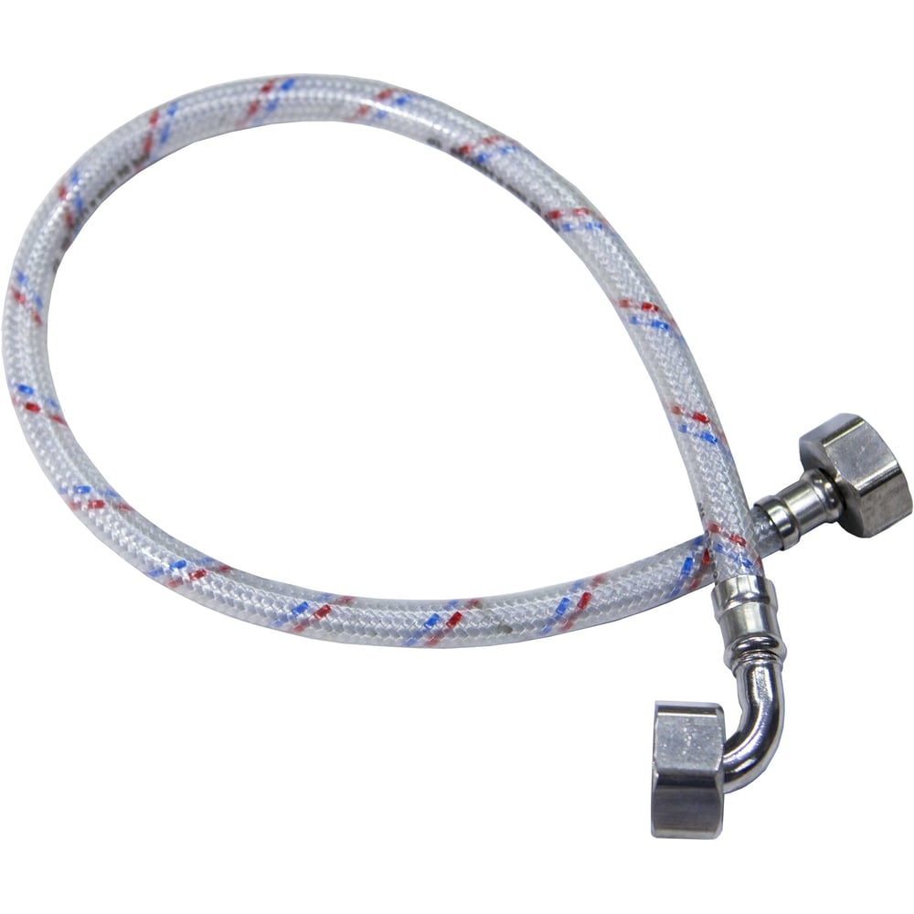 Изображение товара Гибкая подводка воды ЦС нейлон 3/4 Г угол 120 см для бытовой сантехники