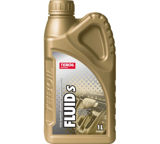 Изображение товара Трансмиссионная жидкость TEBOIL Fluid S Канистра 1л (ТZK) Вес нетто 0,85 кг 3566899