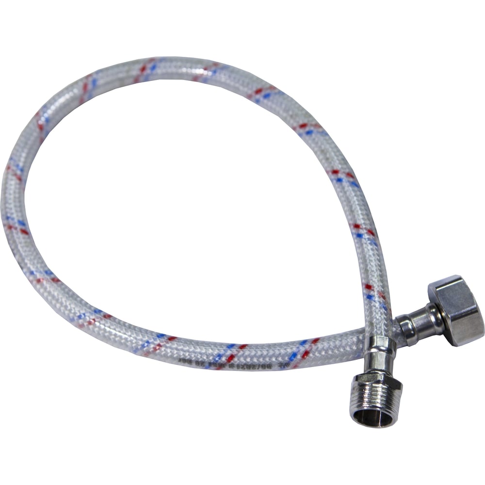 Изображение товара Гибкая подводка для воды ЦС 70 см нейлон сталь 3/4 дюйма сантехника