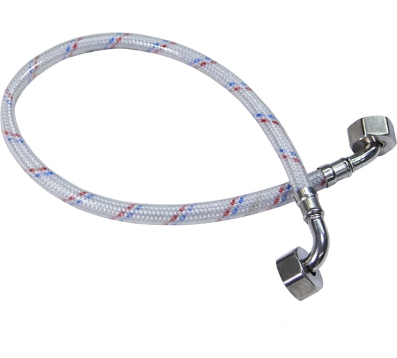 Изображение товара Гибкая подводка для воды ЦС, нейлон, 3/4”Г-угол х 3/4"Г-угол L-200 см, штука ГП002229