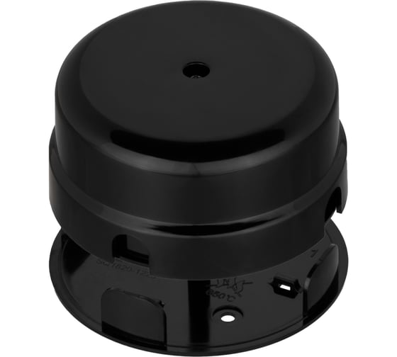 Изображение товара Распаячная коробка TDM ELECTRIC D90x43 мм, инд. штрихкод, черная «Виви» SQ1820-1229