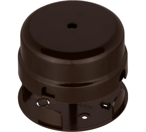 Изображение товара Распаячная коробка TDM ELECTRIC D90x43 мм, инд. штрихкод, коричневая «Виви» SQ1820-1429