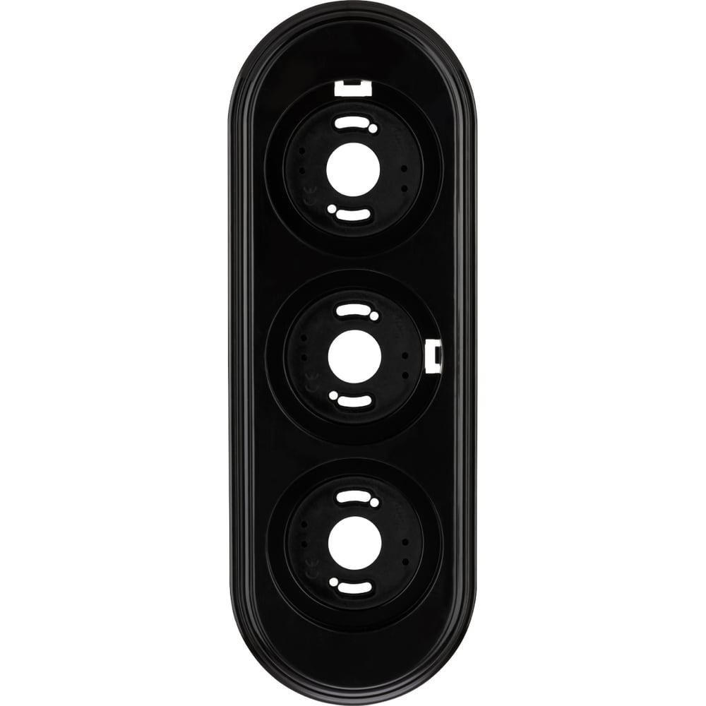 Изображение товара Рамка TDM ELECTRIC Виви 3 поста черная АБС пластик IP20 245 мм