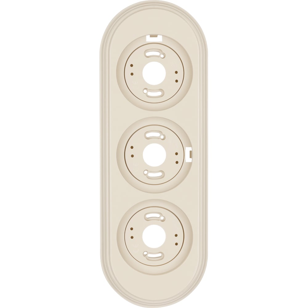 Изображение товара Рамка TDM ELECTRIC Виви 3-х постовая слоновая кость