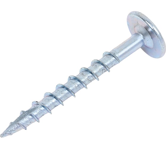 Изображение товара Саморез HIMTEX Wood-Plate проф. отделочный бел. тарельчатая голова 3,8x35 мм, 500 шт 3835WPW