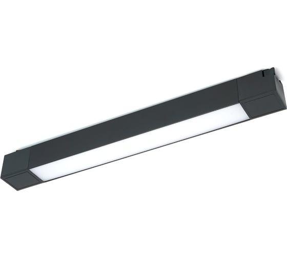 Изображение товара Светодиодный светильник FERON AL132 трековый однофазный на шинопровод 20W 2700K 120 градусов черный серия MattLine 51012