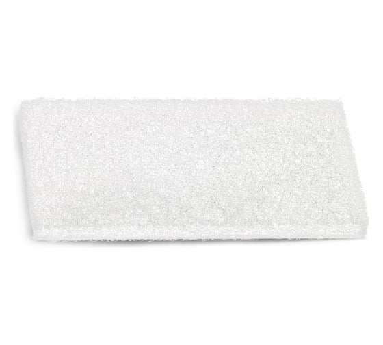 Изображение товара Губка низкой степени абразивности TTS белая, 25х12х2 см 00008710