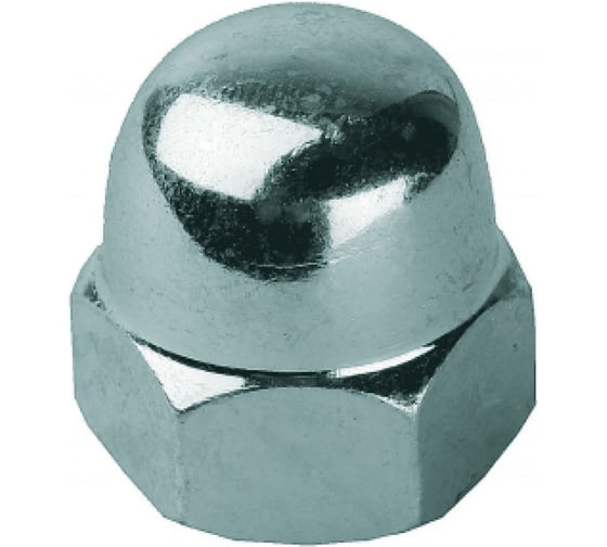 Изображение товара Гайка колпачковая BEFAST DIN 1587, цинк, М5, 20 шт. 1587F0520S