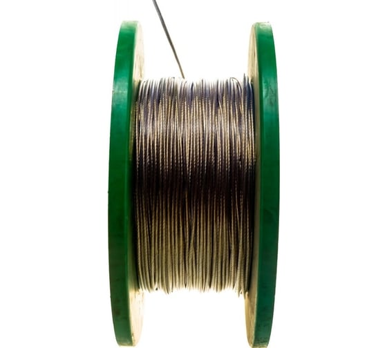 Изображение товара Трос стальной в ПВХ оплетке BEFAST DIN 3055, 6/7, 100 м TCPVC0607100S