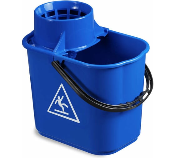 Изображение товара Ведро TTS Easy с отжимом, синее, 14л 00005041