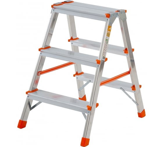 Изображение товара Двухсторонняя стремянка Gierre Stylo 2х3 ступени BA210