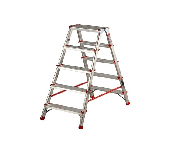 Изображение товара Двухсторонняя стремянка Gierre Stylo 2х5 ступеней BA230