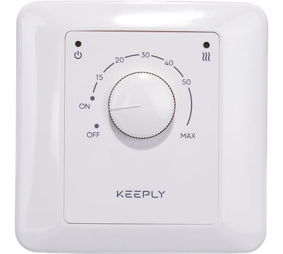 Изображение товара Терморегулятор белый 10.10 E KEEPLY KPL003501