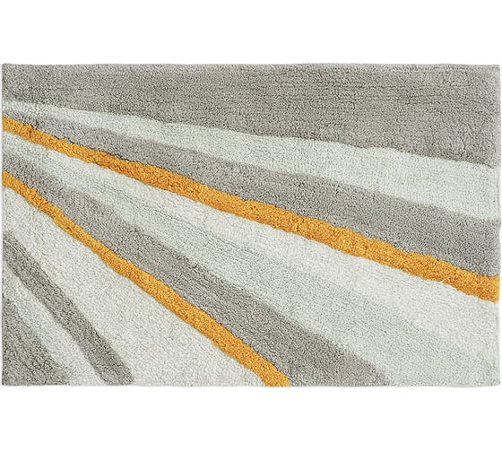 Изображение товара Коврик для ванной Tkano Terra из хлопка, с рисунком Tulip field, 50x80 см TK23-BM0010