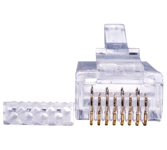 Изображение товара Коннекторы SUPRLAN, 8P8C U/UTP Cat.6 50U RJ-45 100 pcs 10-0208