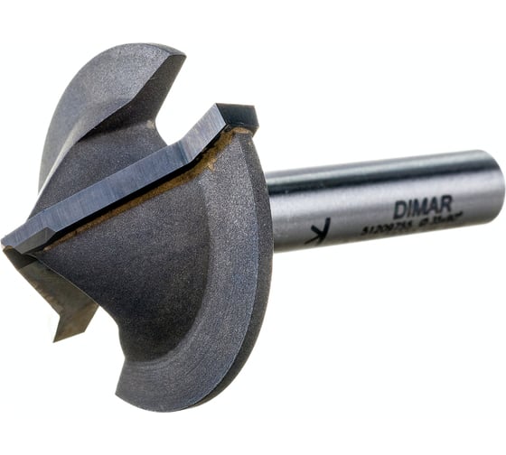 Изображение товара Фреза пазовая V-образная по гипсокартону (35x17х49 мм; 90 гр; хвостовик 8 мм) Dimar 51209755