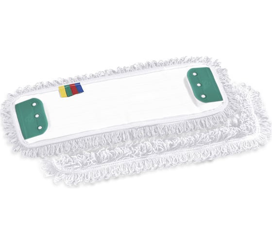 Изображение товара Моп TTS Microriccio с держателями, микрофибра, белый, 40х13 см 00000694