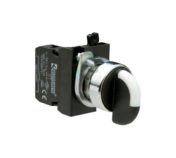 Изображение товара Переключатель Emas серия C, 2-0-1, с фиксацией, 2НO, металлическое основание, 250В AC, 4 А CM101S30