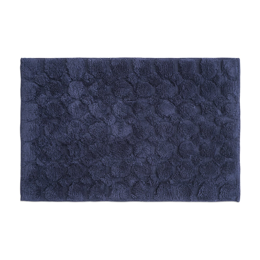 Изображение товара Коврик для ванной Tkano Essential Bubbles темно-синий 50x80 см