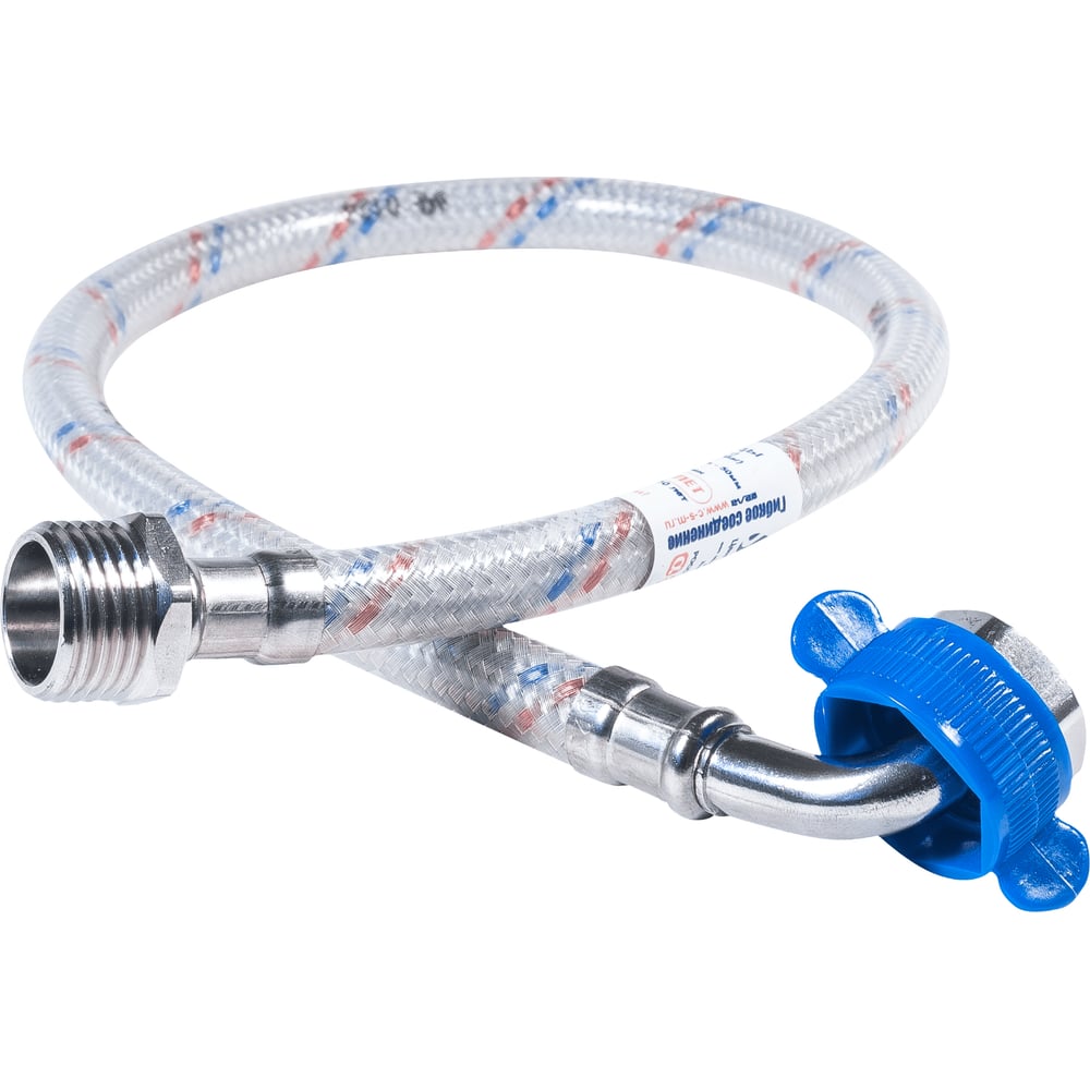 Изображение товара Гибкая подводка для воды ЦС нейлон 1/2 дюйма 50 см угол правая