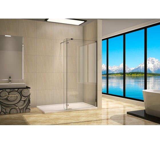 Изображение товара Душевое ограждение Weltwasser WW400 80G+30G (800+300)х1850 мм 10000002946