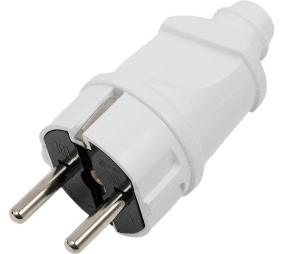 Изображение товара Вилка штепсельная ARTSUN с заземлением ARTSUN P1E-W